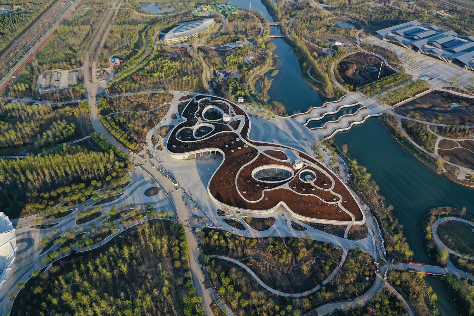 花博园区俯瞰图 第十届花博会指挥部 供图