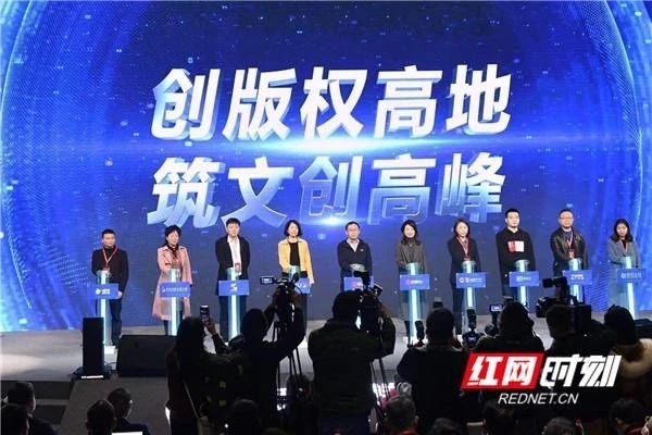 2021马栏山版权保护与创新论坛在湖南长沙开幕。 红网 图