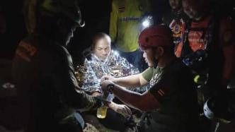 泰国一僧侣进山洞冥想突遇暴雨，被困4天后获救