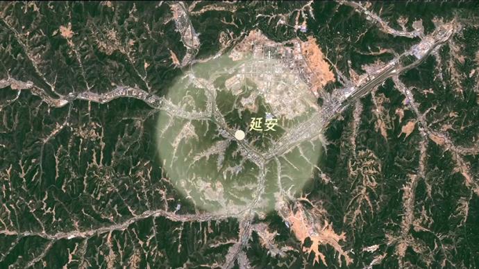 探寻卫星图中的红色航线