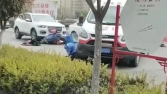 安徽一外卖员发生交通事故后，遭120急救车再次碾压