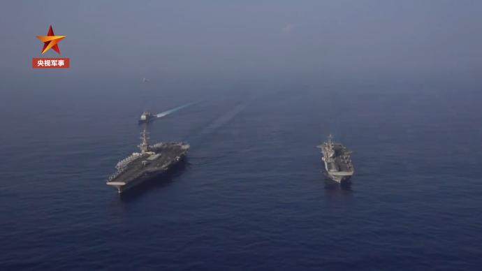 美媒：美军目前在南海兵力已是“双航母”组合