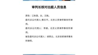 江母诉刘鑫生命权纠纷案开庭，出庭人员信息内未见刘鑫名字