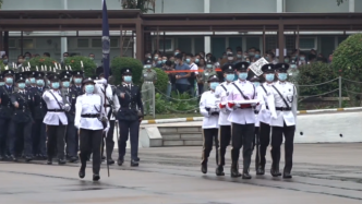 香港警察学院举行结业会操，背景音乐《强军战歌》获点赞