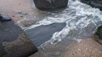 大连小窑湾航海公园有污水排入海中？官方：此水为基坑地下水