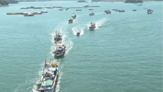抗议日本核废水入海，韩国多地组船队海上示威