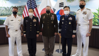 韩美日三国军方参谋长在夏威夷举行会晤