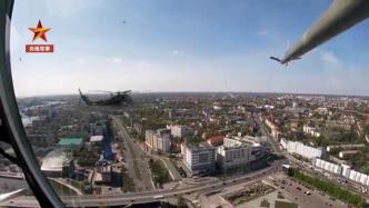 俄罗斯加里宁格勒举行胜利日阅兵空中彩排