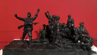 《占领总统府》铜雕再现，上海油雕界老中青的“风采时代”