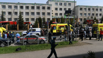 俄罗斯喀山校园枪击已致11死，枪案现场内部视频曝光