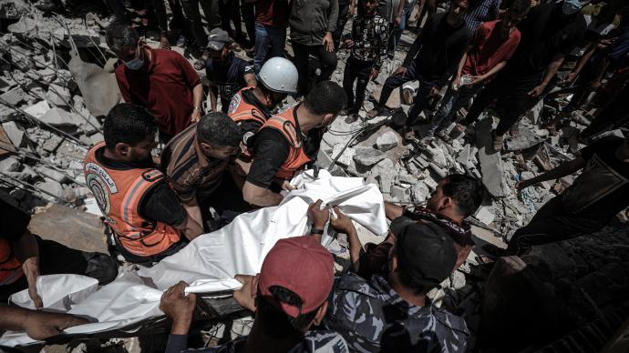 巴以冲突出现伤亡最惨重一日:42名巴勒斯坦人丧生