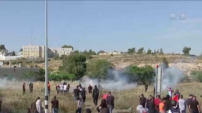 约旦河西岸抗议持续，以军动用无人机投掷催泪弹