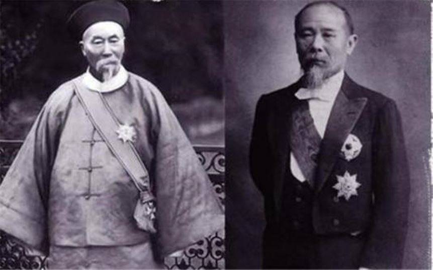 李鸿章与日本明治首相伊藤博文