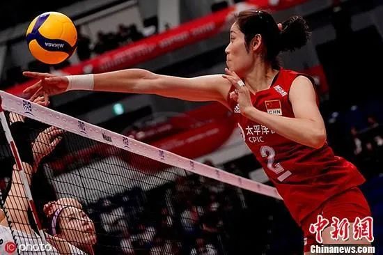 朱婷在比赛中。 图片来源:ICphoto