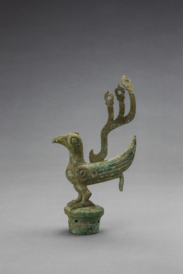 铜鸟  商 一级文物 1986年出土  现藏于四川广汉三星堆博物馆