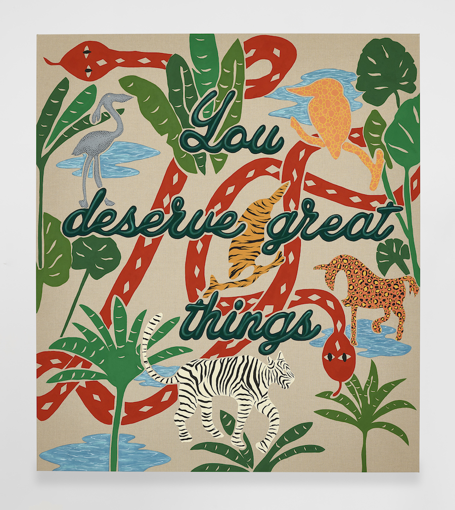乔尔·梅斯勒《无题(你指的伟大的事物)》 Untitled (You Deserve Great Things), 2021