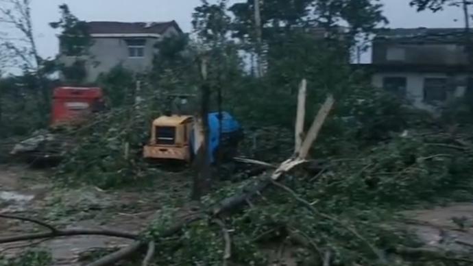 徐州两镇遭遇大雨、龙卷风袭击， 已致12人受伤