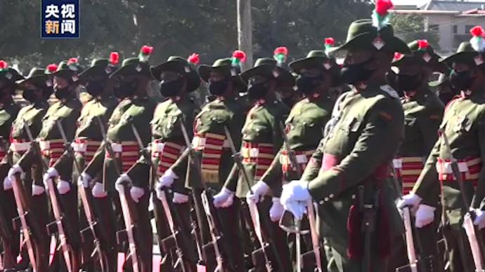 赞比亚国防部举行庆祝活动，迎接第45个“国防军日”
