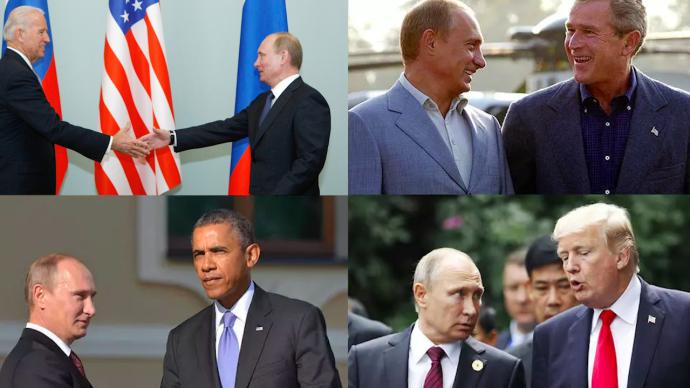 美俄首脑会晤前夕，细数普京与多位美国总统的互动时刻