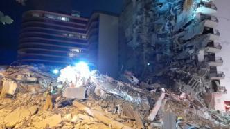 美国一高层公寓凌晨倒塌：伤亡不明，目击者称像遭遇地震