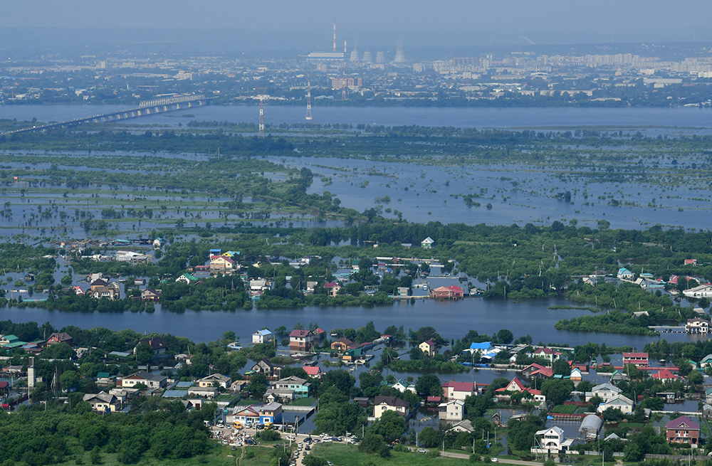 当地时间2021年6月26日,俄罗斯紧急情况部阿穆尔州管理总局公布的最新