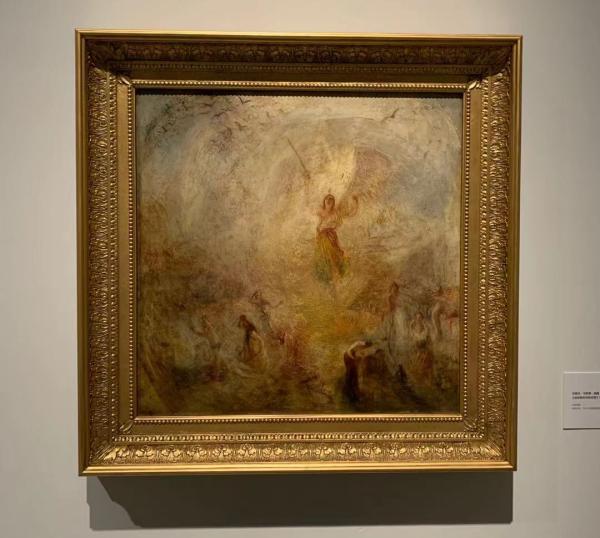 透纳，《站在阳光中的天使》，1846年展出