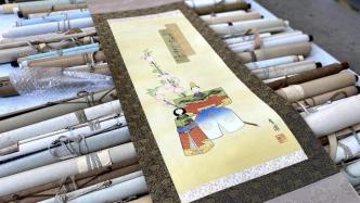 浦東機場海關(guān)查獲153幅字畫卷軸，涉嫌偽報數(shù)量偷逃稅款