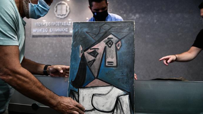 毕加索一幅作品失窃多年后被希腊警方查获