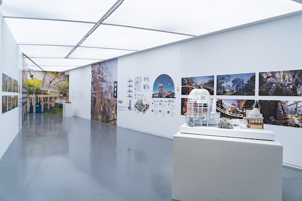 重庆的鲜活带来了巨大的创作欲望,建筑师们在悦来美术馆里做出艺术