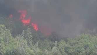 美国和加拿大高温干旱持续，多地山火不断蔓延