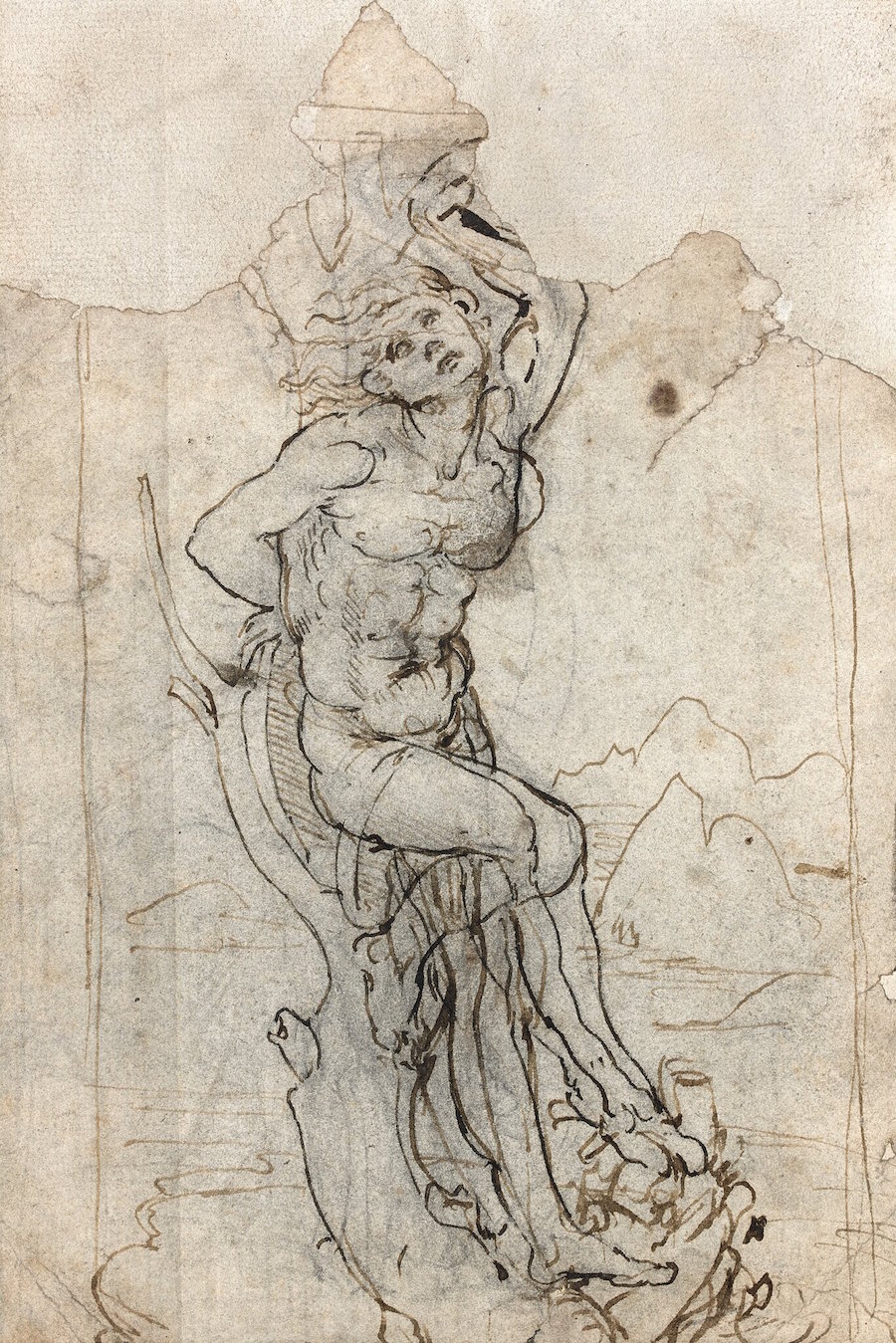 2016年，一幅被认为是达·芬奇的素描作品，描绘的是圣塞巴斯蒂安殉难