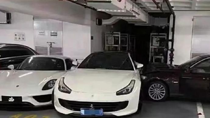 上海一地下车库发生“天价”车祸，被撞车辆损失预估或达千万