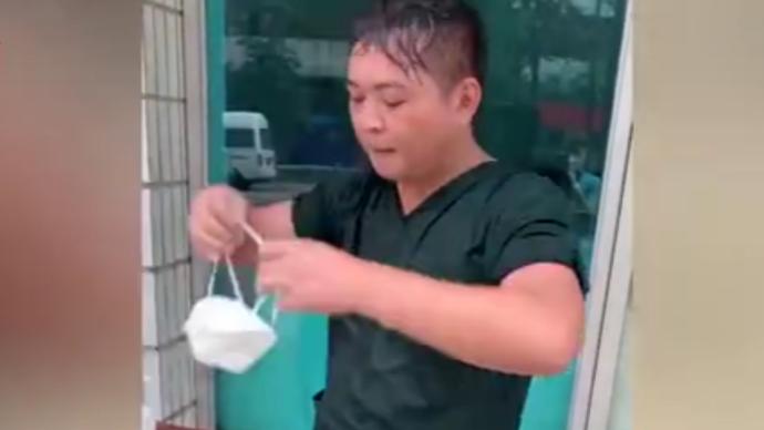 高溫天氣，援瑞醫(yī)護(hù)連續(xù)工作6小時(shí)全身濕透