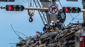 90死31失踪：迈阿密塌楼事件搜寻工作还将持续两到三周