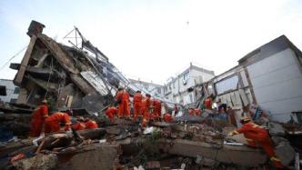 苏州吴江区一酒店辅房倒塌已致1死7伤，另有10人失联