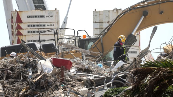 美国佛州公寓楼倒塌事故死亡人数上升至94人