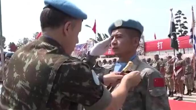 致敬！218名中国蓝盔获联合国“和平勋章”