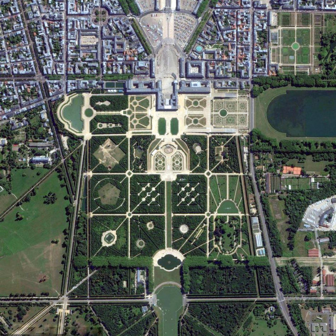 凡尔赛宫总平图图片