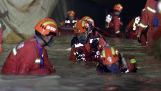 珠海石景山隧道透水事故救援现场发现2名遇难者