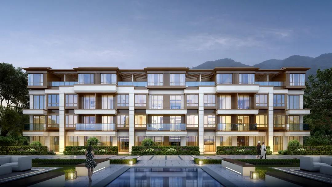 美的西径晓风4层叠墅效果图