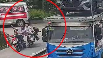 撞完人就溜了？上海一男子骑电动车撞人后逃逸被刑拘