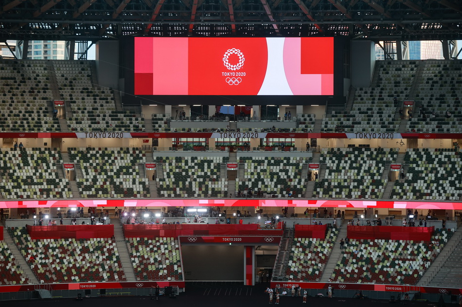 决战东京开幕美图史上首次空场奥运会揭幕
