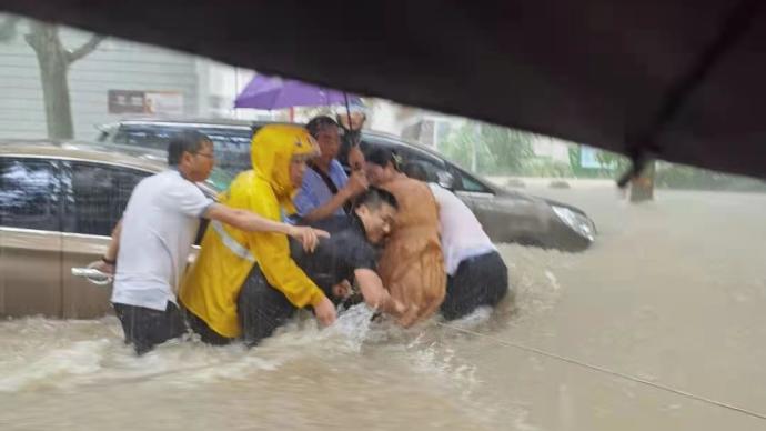 湍急水流中救人，郑州这3名外卖小哥获市委宣传部感谢信