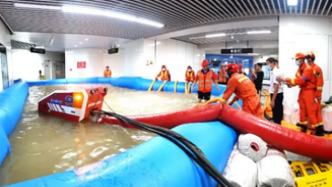郑州地铁5号线：水最深处6米，地下二层全部淹没