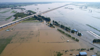 视频｜河南滑县卫河发生漫决，当地正全力封堵