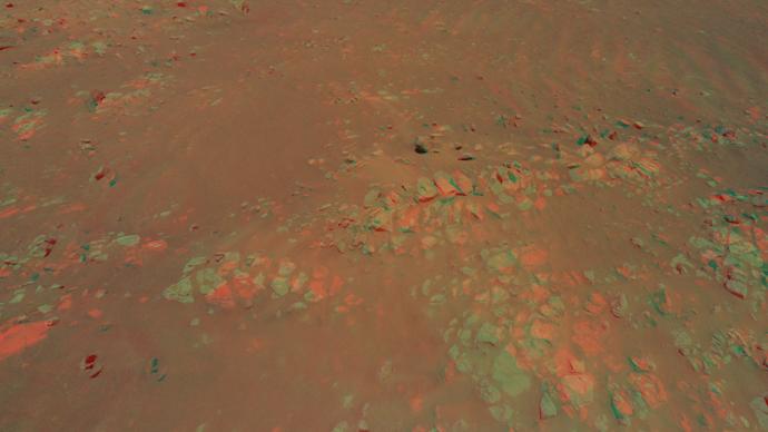 “机智号”直升机新作：火星3D图像