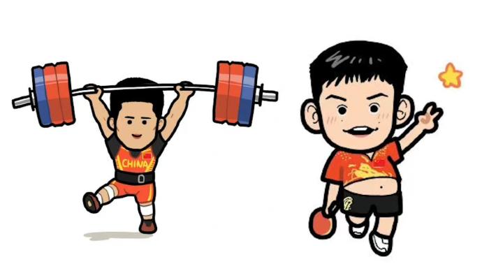 漫畫師創作62張奧運健兒頭像:想展現他們最經典的瞬間