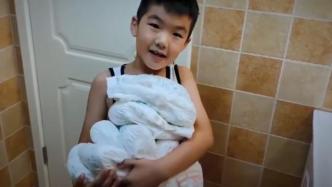 扬州男孩用尿不湿自制“降温神器”送给医护人员