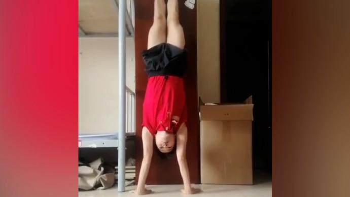 全红婵视频分享回国后隔离期间训练日常_@所有人_澎湃新闻-The Paper