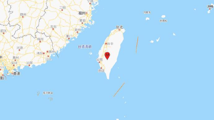 臺灣高雄市發生4.1級地震，震源深度17千米